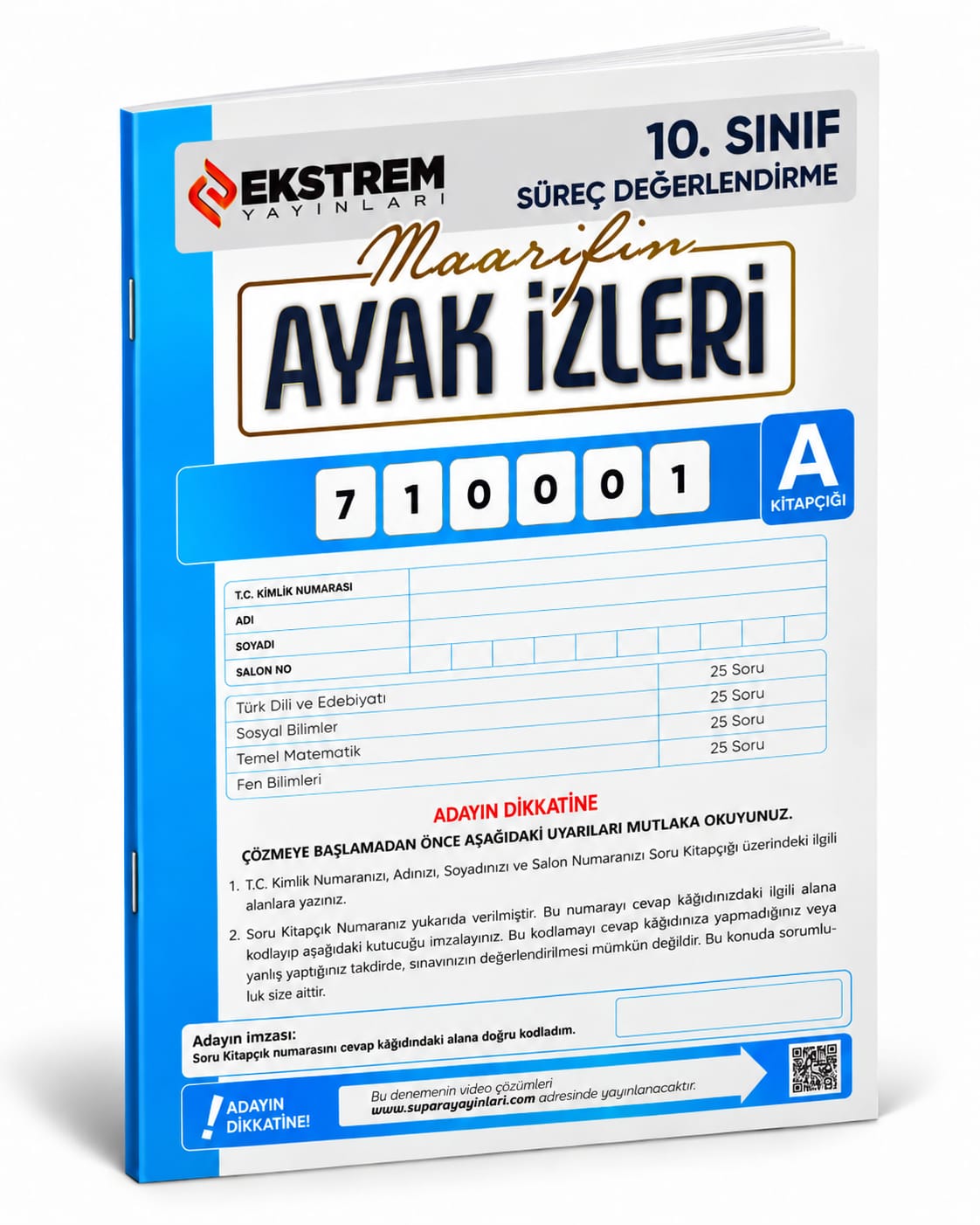 EKSTREM 10. SINIF SÜREÇ DEĞERLENDİRME -A